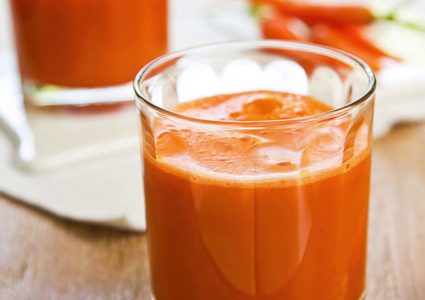 عصير الجزر طازج وغني بالفوائد