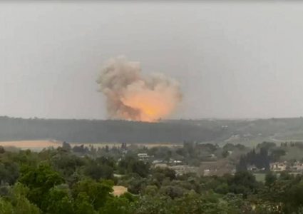 انفجار كبير داخل أحد مصانع صنع الأسلحة في دولة الاحتلال