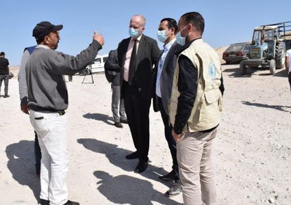 الاتحاد الروسي وبرنامج الأغذية العالمي يقدمان مساعدات للفلسطينيين