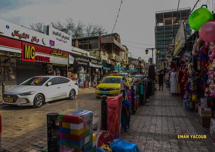 جانب من الأجواء الرمضانية في طولكرم