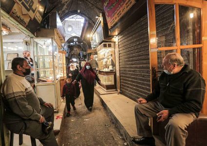 جانب من اجواء مدينة غزة خلال شهر رمضان