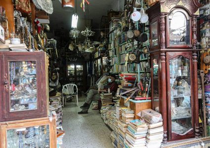 جانب من اجواء مدينة غزة خلال شهر رمضان