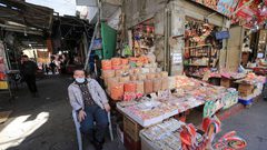 جانب من اجواء مدينة غزة خلال شهر رمضان