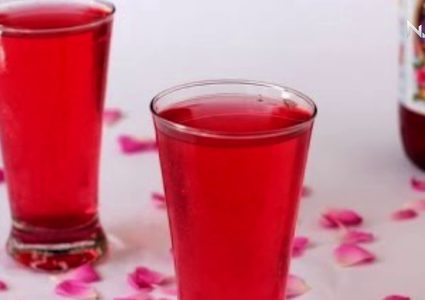 شراب الورد اللذيذ في رمضان