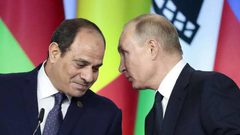السيسي وبوتين يتوافقان على استئناف حركة الطيران بين البلدين