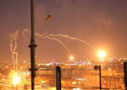 هجوم بالصواريخ على قاعدة تضم قوات أميركية في مطار بغداد الدولي