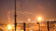 هجوم بالصواريخ على قاعدة تضم قوات أميركية في مطار بغداد الدولي