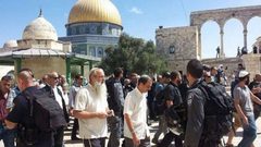 مستوطنون يقتحمون باحات الأقصى