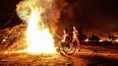 الاحتلال يقمع مظاهرة مناصرة للقدس شرق غزة ويعتقل شابين