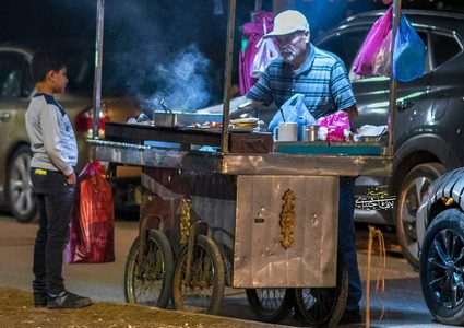 منطقة شارع الديشة بمدينة طولكرم خلال شهر رمضان المبارك