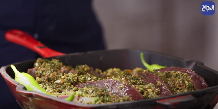 طريقة عمل معلاق الخروف المحشي