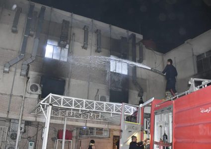 3 شهيدات فلسطينيات في حريق مستشفى ابن الخطيب في العراق