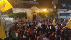 وقفة دعم لقرار القيادة على أنه لا انتخابات بدون القدس بطولكرم