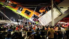مقتل 15 شخصاً وإصابة نحو 70 آخرين جراء انهيار جسر في المكسيك