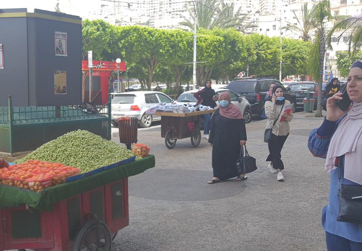 أسواق مدينة نابلس قبيل عيد الفطر