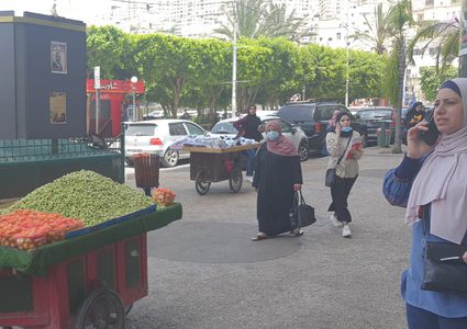 أسواق مدينة نابلس قبيل عيد الفطر