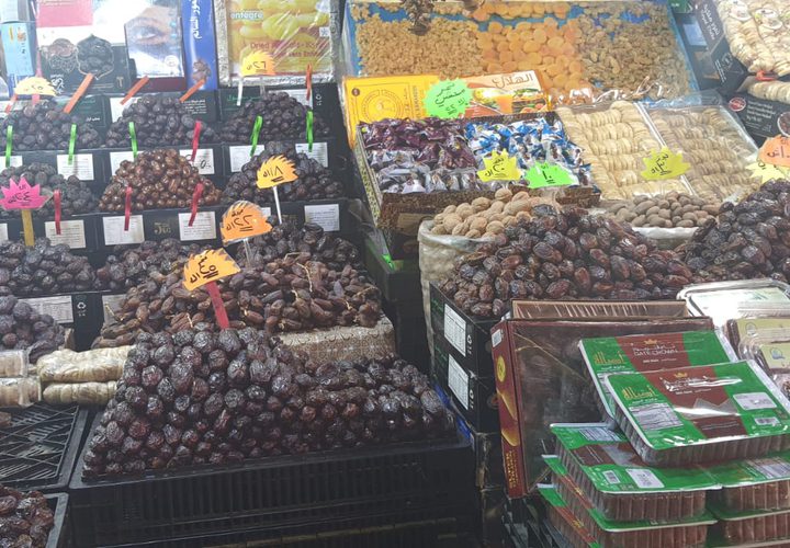 أسواق مدينة نابلس قبيل عيد الفطر