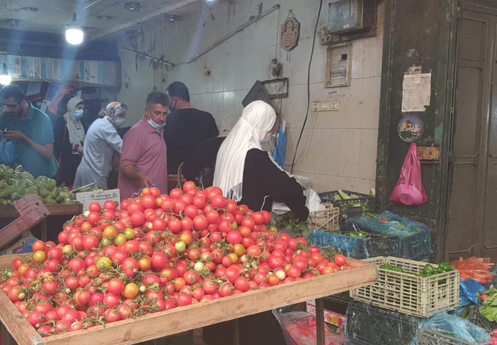 أسواق مدينة نابلس قبيل عيد الفطر