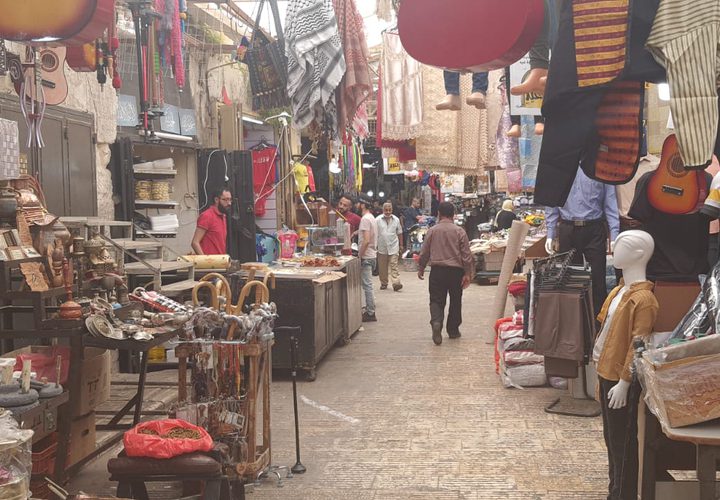 أسواق مدينة نابلس قبيل عيد الفطر