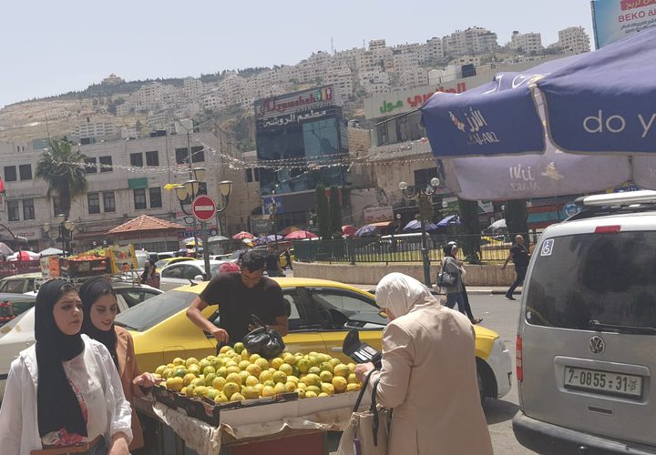 أسواق مدينة نابلس قبيل عيد الفطر