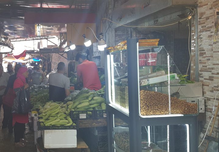 أسواق مدينة نابلس قبيل عيد الفطر