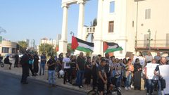 مظاهرات في الداخل المحتل ضد اعتداءات الاحتلال على القدس