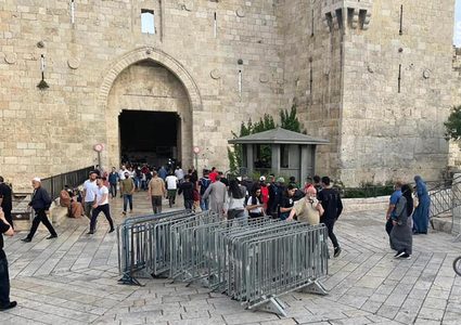 مسيرة المستوطنين تغير مسارها من باب العامود إلى باب الخليل