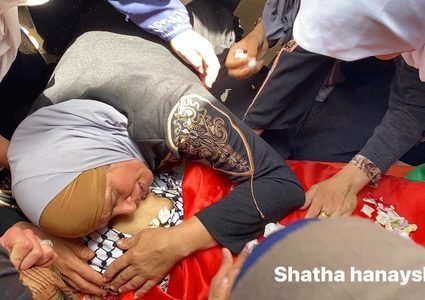 تشييع جثمان الشهيد الطفل الشهيد أبو عرة في عقابا