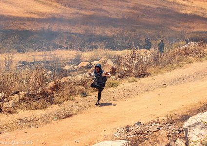 اصابات بالرصاص الحي والمطاط في مسيرة بيت دجن الأسبوعية