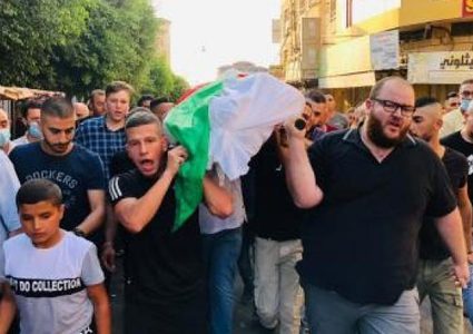 تشييع جثمان الشهيدين حرب وسليمان في سلفيت