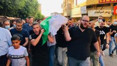 تشييع جثمان الشهيدين حرب وسليمان في سلفيت