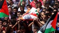 تشييع جثمان الشهيد محمد أبو شقير إلى مثواه الأخير بأريحا