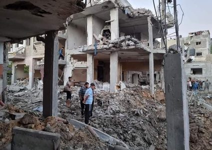 الدمار الذي خلفه القصف "الاسرائيلي" للمنازل في بيت حانون