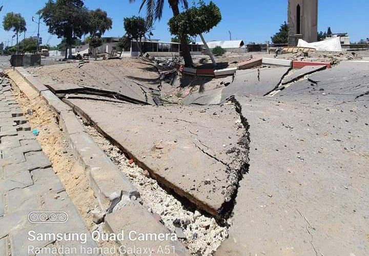 آثار الدمار الذي خلفه عدوان الاحتلال المتواصل على قطاع غزة