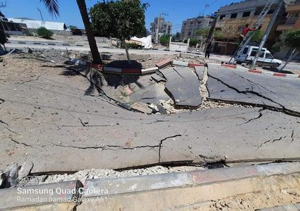 آثار الدمار الذي خلفه عدوان الاحتلال المتواصل على قطاع غزة
