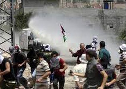 الاحتلال يقمع جماهيرية شمال البيرة