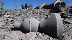 الاحتلال يدمر مسجد "قليبو" في شمال قطاع غزة 
تصوير : AFP