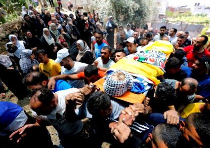 تشييع جثمان الشهيد وجدي جعافرة في الخليل