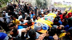 تشييع جثمان الشهيد وجدي جعافرة في الخليل