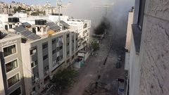 شهيدان وعشرات الاصابات جراء قصف الاحتلال عمارة سكنية في غزة