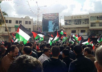 مسيرة في نابلس تنديدا بجرائم الاحتلال بحق أبناء شعبنا