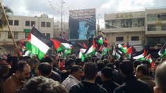 مسيرة في نابلس تنديدا بجرائم الاحتلال بحق أبناء شعبنا