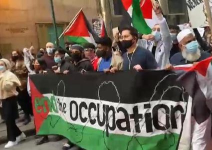 مسيرات غير مسبوقة تعُم الشوارع الأميركية تنديدا بالعدوان الإسرائي