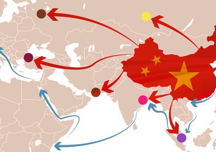 اقتصاد التجارة الإلكترونية وقطارات الشحن تساهم في تعزيز التجارة