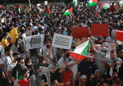 مسيرة تضامنية في بوليفيا تنديدا بعدوان الاحتلال على شعبنا