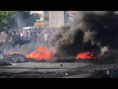 مواجهات مع الاحتلال على حاجز حوارة جنوب نابلس