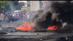 مواجهات مع الاحتلال على حاجز حوارة جنوب نابلس