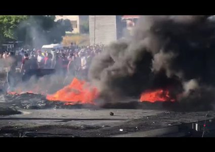 مواجهات مع الاحتلال على حاجز حوارة جنوب نابلس