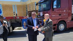 وصول 3 شاحنات أدوية ومستلزمات طبية من المغرب لقطاع غزة