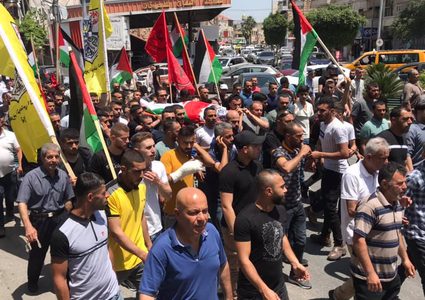 تشييع جثمان الشهيد منتصر جوابرة لمثواه الأخير